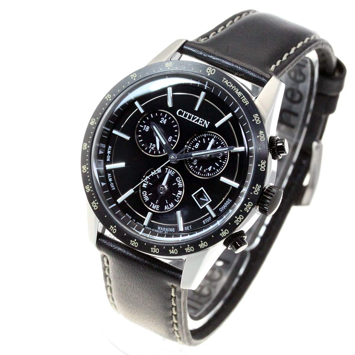 

[Citizen] Watch Citizen Collection Eco-Drive Chronograph Metal Face BL5496-11E Men s Black