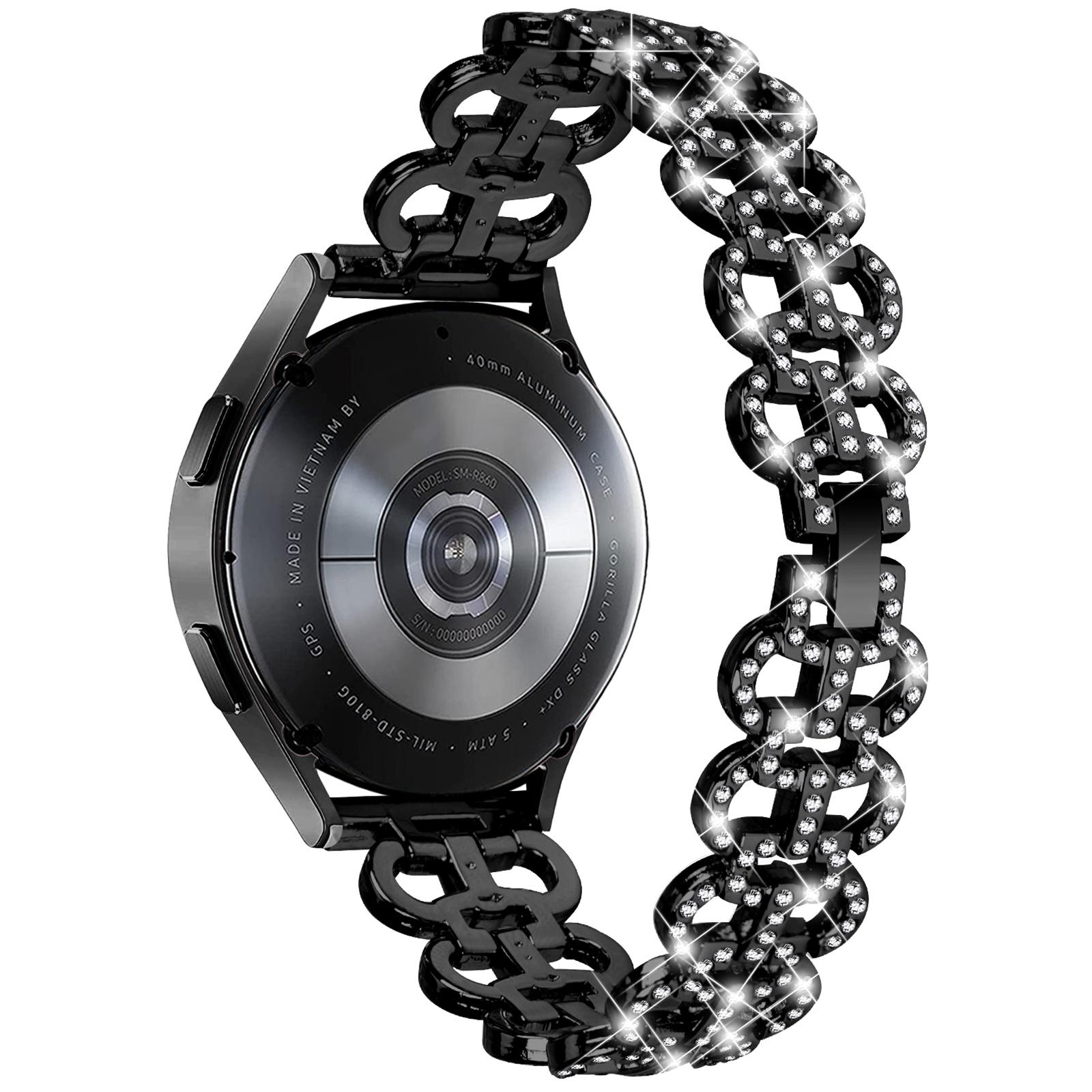 

Для Samsung Galaxy Watch FE 40 мм Сплавной ремешок Дизайн тыква Блестящий ремешок для часов Запасной браслет B