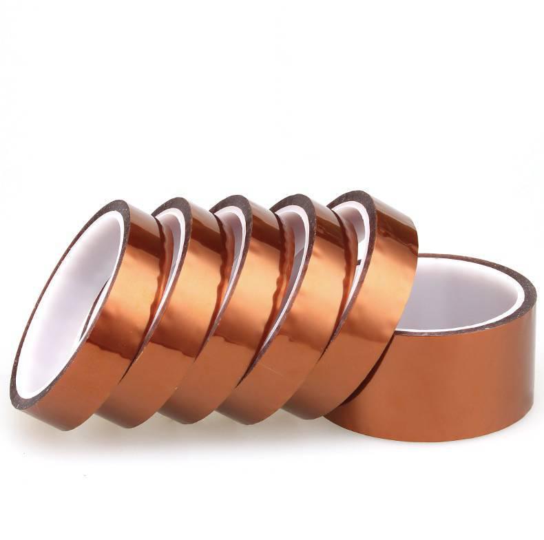 Kapton PI Amber High-Temperature Polyimide Tape, Single-Sided, 200°C+ Resistance