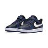 New Nike Court Borough Low 2 Midnight Navy Black White PS BQ5451-404