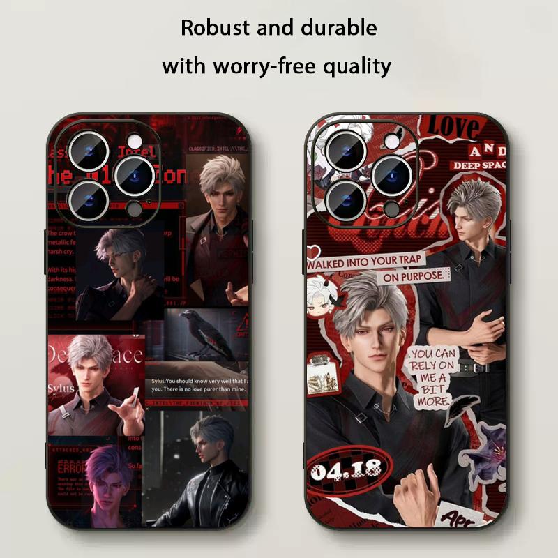 new Love and Deepspace Game Phone Case For iPhone 16 16e 15 14 13 12 11 XS XR Plus Mini Pro Max Soft black Shockproof Cover