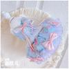 Pet Mesh Fluffy Skirt Cute Bow Vest Skirt Yorkshire Princess Skirt Lace Dress Dog Clothes for Small Dogs Puppy Clothes