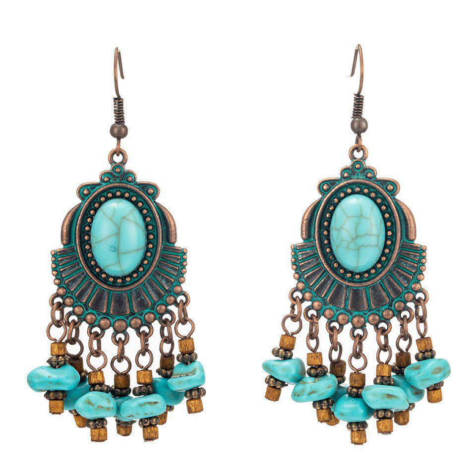Orecchini Pendenti Vintage Boho Per Donna - Lega E Strass, Design A Goccia, Regalo Festa Della Mamma