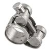 1pcs Powerful Hose Clamp Stainless Steel Exhaust Air Water Pipes Clamp Heavy Duty T-Bolt Vent Type Sealing Repair Welding Tools