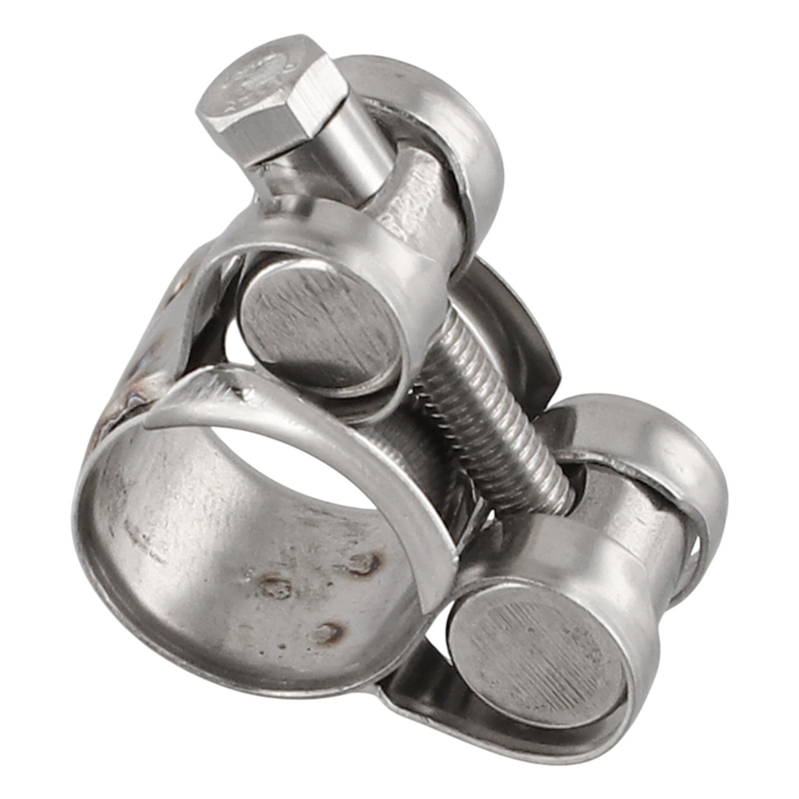 

1pcs Powerful Hose Clamp Stainless Steel Exhaust Air Water Pipes Clamp Heavy Duty T-Bolt Vent Type Sealing Repair Welding Tools A