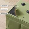 Borsa Organizzatrice Pieghevole per Attrezzi Borsa per Stoccaggio Attrezzi in Tessuto Oxford Multitasche Borsa Portatile per Attrezzi con Maniglie per Attrezzi da Elettricista Bagagliaio dell'Auto Campeggio