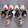 Sushi Shop Sashimi Plate Decor Small Bottle Dry Ice Barrel Ceramic Toothpick Holder Japanese Style Fruit Picks Container Jar Box