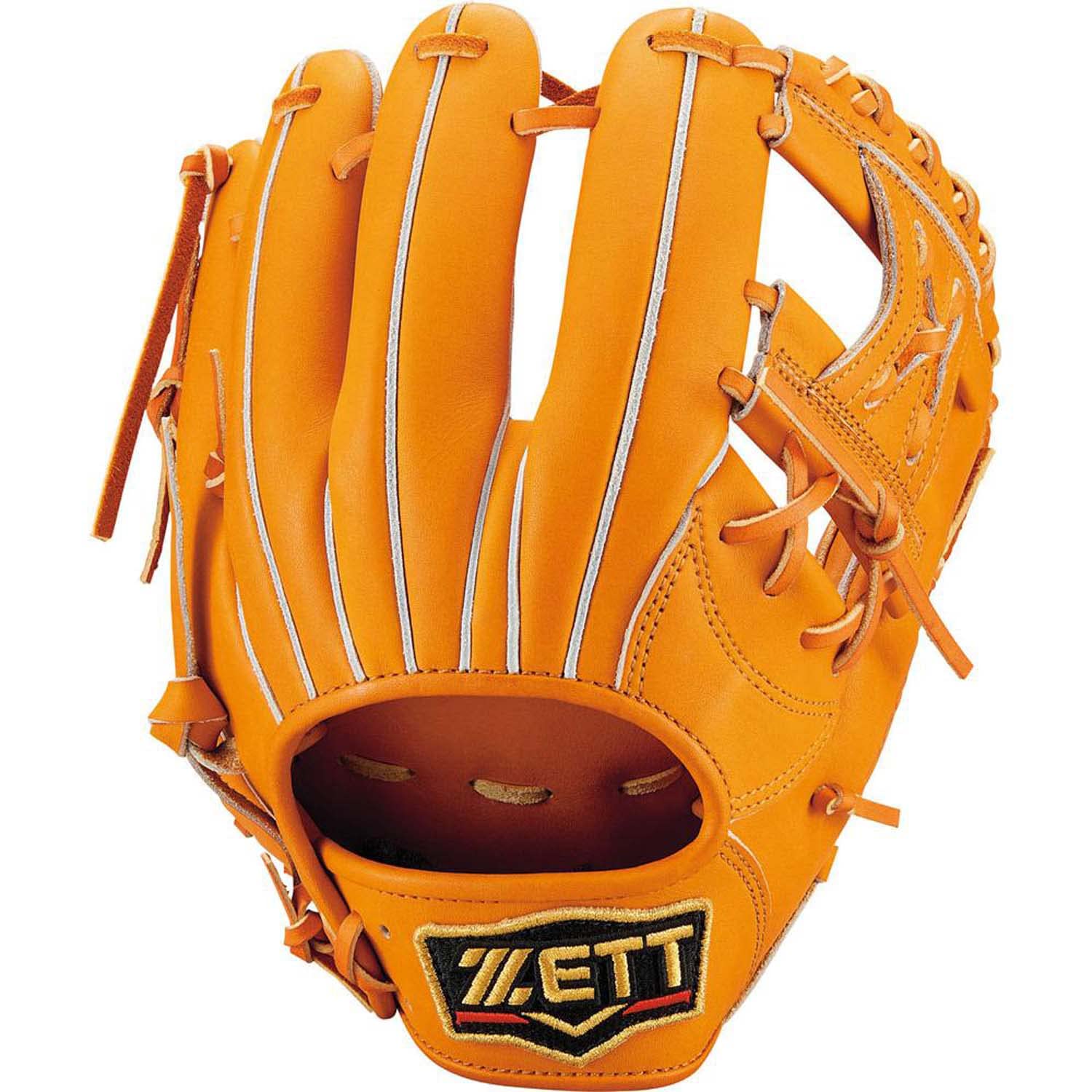 

ZETT Pro Status Softball Glove for Second and Orange Size 1 Shortstop, Right-Handed Throw, (5600), (BRGB30254)
