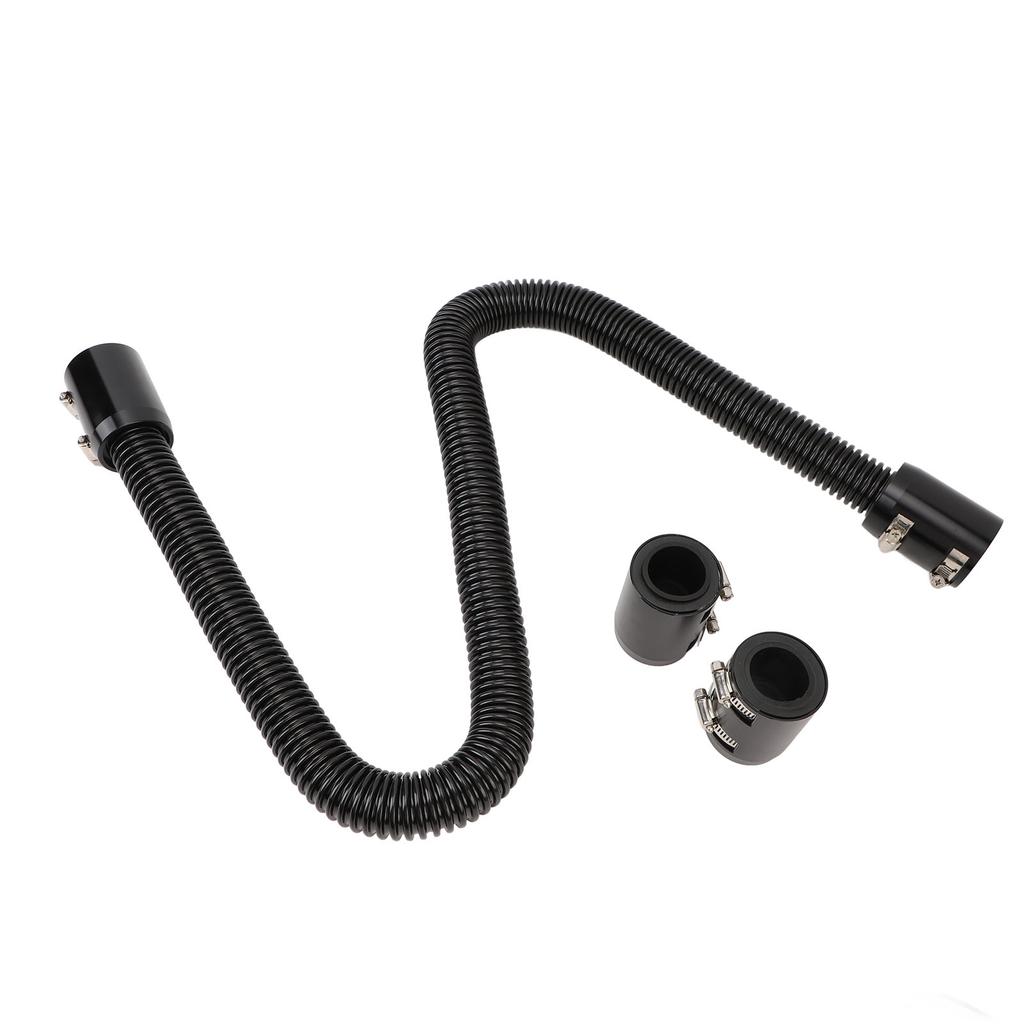 48inch Flexible Coolant Water Hose Kit Heat Resistant Stainless Steel Heat Dissipation Hose Set with 4