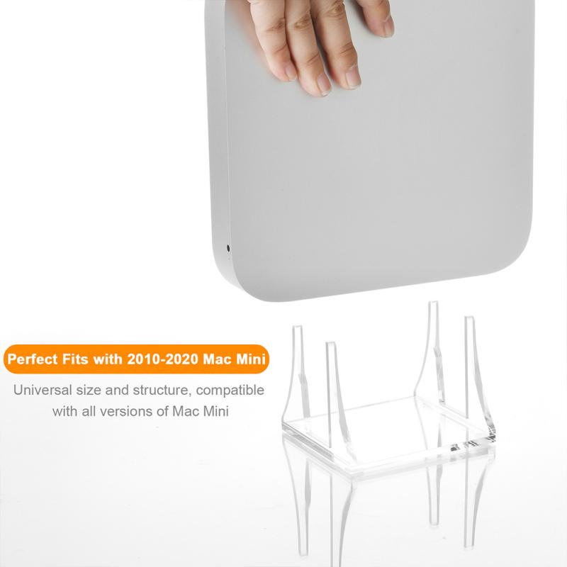 Acrylic Desktop Storage Bracket Router Tv Box Rack Holder Accessories Compatible For 2010-2020 Mac