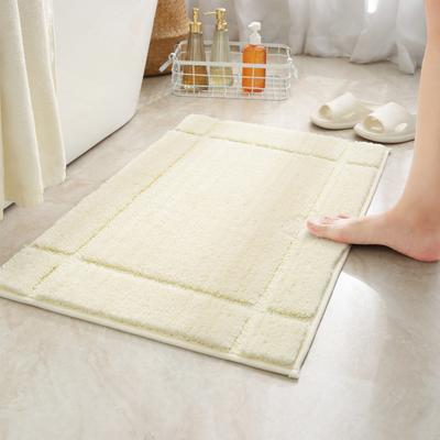 Tapete Absorvente para Banheiro Tapete Antiderrapante Doméstico Espessado para Entradas Tapete de Secagem Rápida Tapete para Vaso Sanitário