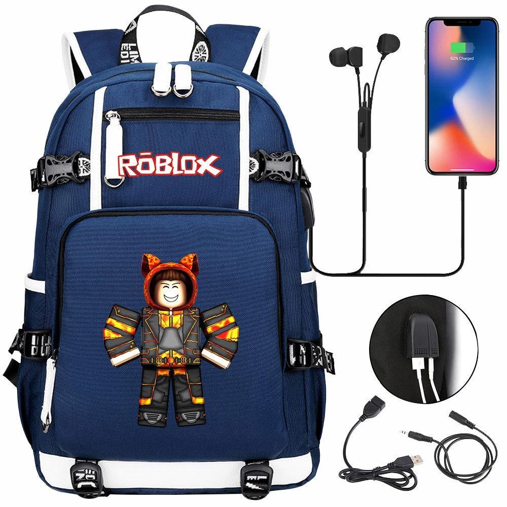 Gaming Print Backpack Large Capacity Travel Bag with USB Charging Port for Middle High School Students Boys Girls Teens