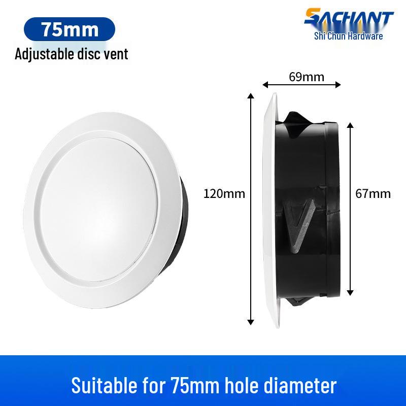 Adjustable ABS Round Vent for Central Air Conditioning
