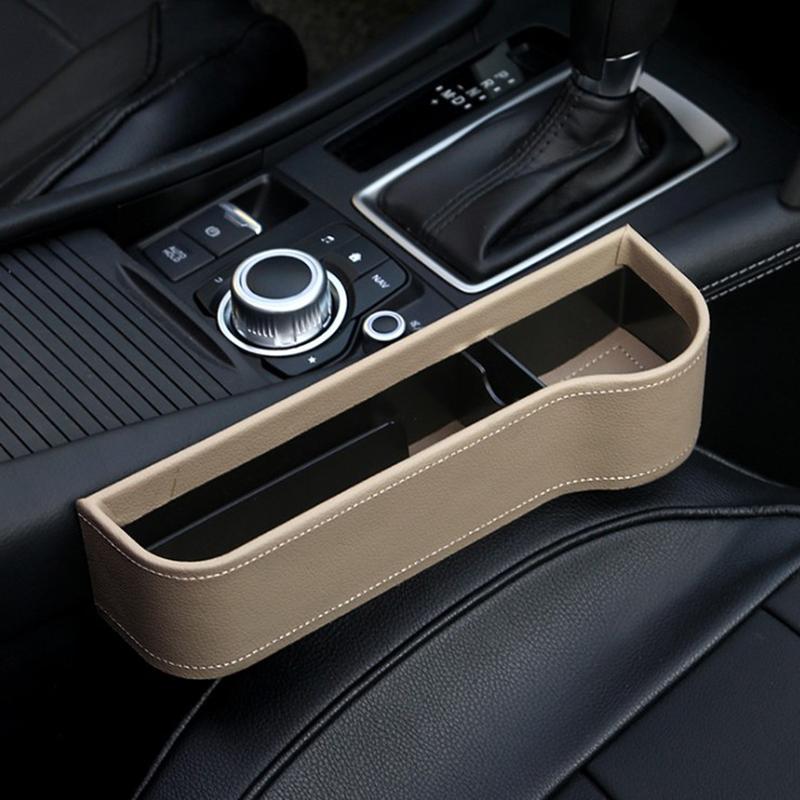 

New 1 PC Car Seat Gap Pocket Universal Automatic Seats Slot Box Storage Organizer Phone Holder Auto Accessories