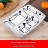 Molona Stainless Steel Round Divided Lunch Tray