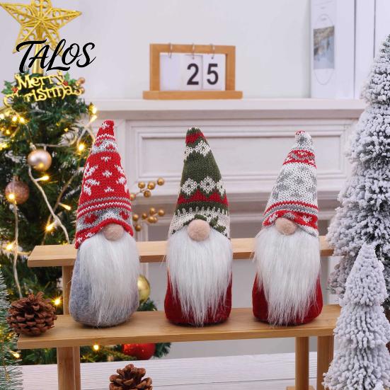 Hanging Ornaments for Bedroom Living Room Faceless Gnome Plush Doll, Decorative Dwarf Doll with Kitted Hat, Festive Atmosphere Decorations Home