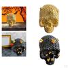 Honeycomb Skull Sculpture Craft Display Halloween Statue Table Centerpiece Ornament