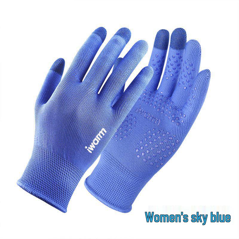 Wytrzymałe letnie rękawice outdoorowe do jazdy na rowerze i konnej - antypoślizgowe i chroniące przed odciskami