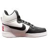 Nike  Court Borough Mid White Black University Red Women Sneakers 844906-100
