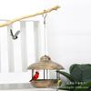 Outdoor Hanging Bird Feeder Metal Classic Minimalist Suet Seed Dispenser Small To Medium Birds