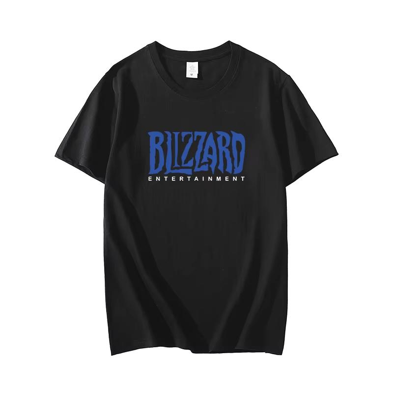 

2025 Світ Warcraft Overwatch Ігрове Кіно Периферія Футболка з коротким рукавом для WOW Blizzard Альянс Плем я Одяг XL