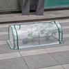 Transparenter Mini-Pflanzen-Gewächshaus Wasserdicht Effizient Schützen Pflanze Wachstelt Vogelabweisend Kunststoff Pflanzenschutzabdeckung