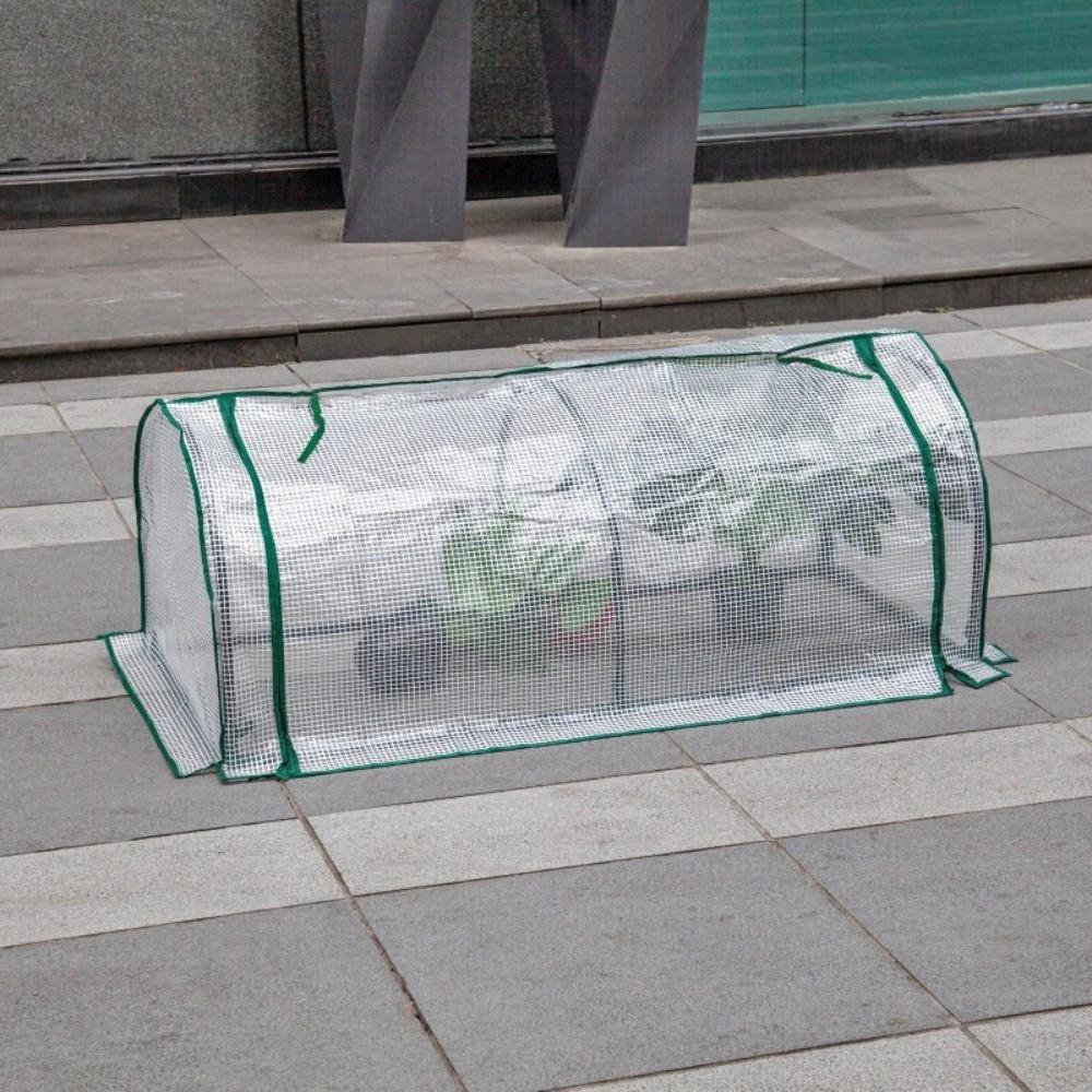 Transparenter Mini-Pflanzen-Gewächshaus Wasserdicht Effizient Schützen Pflanze Wachstelt Vogelabweisend Kunststoff Pflanzenschutzabdeckung