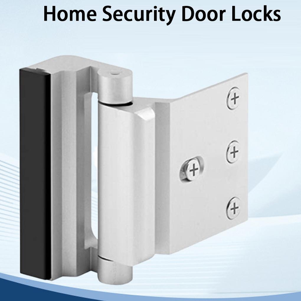 1PC New Aluminum Alloy Door Buckle Thick Multifunction Anti-theft Buckle Anti-lock Hardware Guard Clasp Door