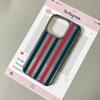 Colorful Vertical Stripes Phone Case For IPhone 11 13 14 PIus 15 12Pro Case 16 17 Pro Max 17Air Case Shockproof Clear Soft Case