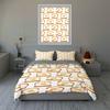 "Egg toast pattern" Bedding Duvet cover sets Duvet covers Pillowcases gifts (1 * Duvet Cover 2 * Pillowcases, without duvet insert)
