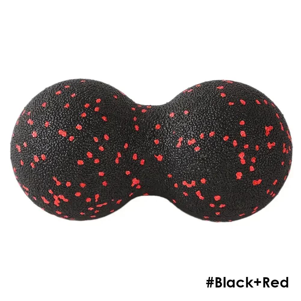 Peanut Fitness Massage Ball Set Yoga Roller Double Lacrosse Mobility Ball for Myofascial Physical Therapy Deep Tissue Massage