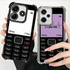 Funny Retro Callphone Plating Phone Case For Xiaomi Redmi Note 14 15 Pro Plus 13 12 11 11S 11T 10 9S 9 5G Anti-Fall Airabag Cove