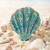 Classic Rhinestone Shell Brooches for Women Unisex Enamel Ocean Pins Friend Event Party New Gifts Jewelry Decoration Accessories
