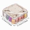 Portable Mini Sewing Box Set Partitioned Magnetic Needle Thread Box Home Sewing Box  Office