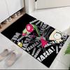 Invader Zim Printed Carpet, for Office Chair Living Room Bedroom Kitchen Room Decor Gifts.