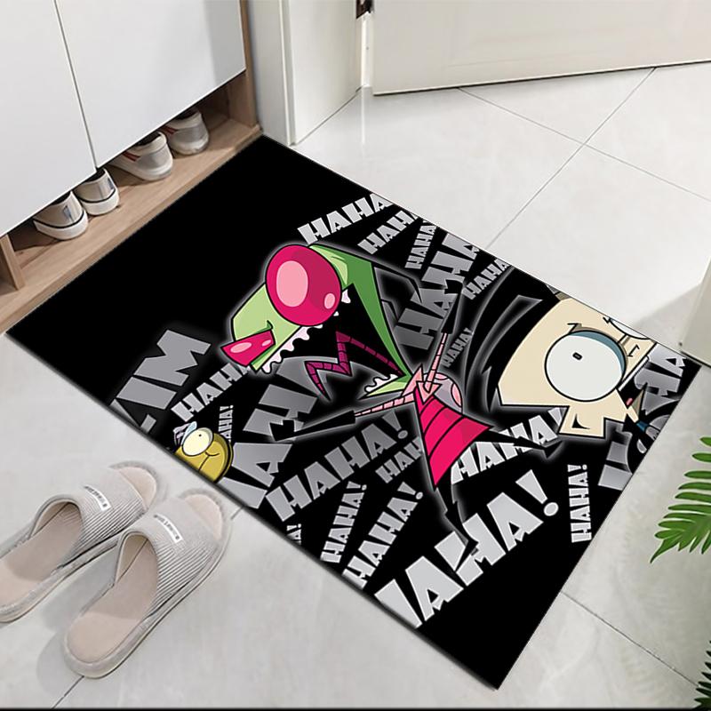 Invader Zim Printed Carpet, for Office Chair Living Room Bedroom Kitchen Room Decor Gifts.