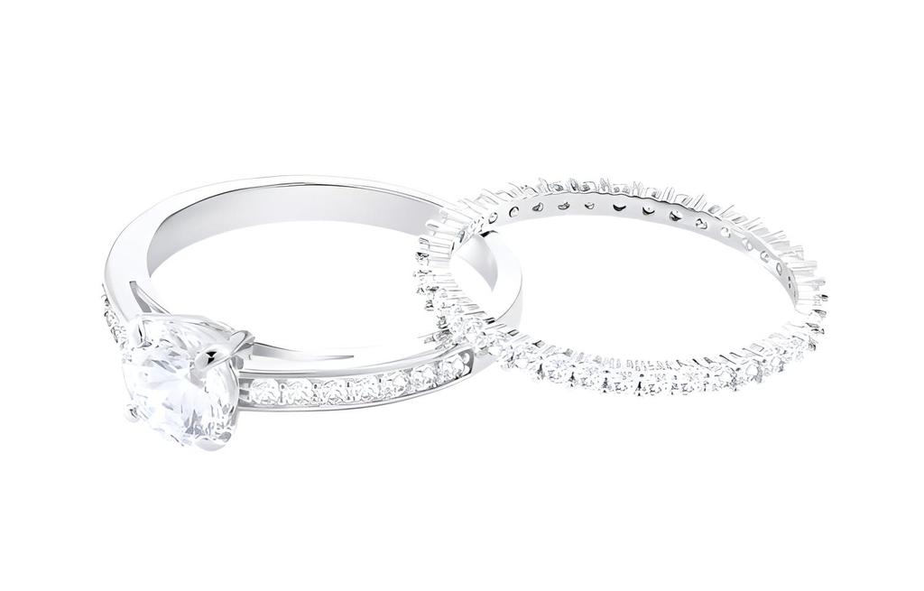 Swarovski Alloy Rings Women's Silver 5184317