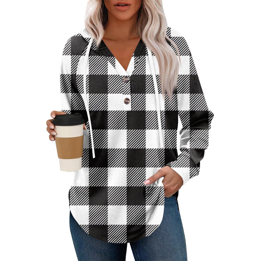 Women's Fashion Women's Lightweight Long Sleeve Pullover With Pockets Preppy Graphic Hoodie