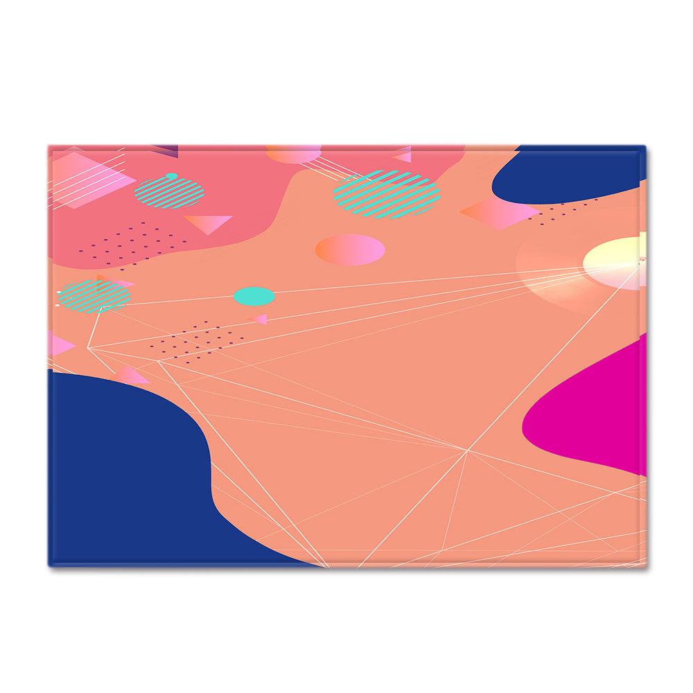 Textured Large Carpet Feather Wind Bedroom Floor Mat