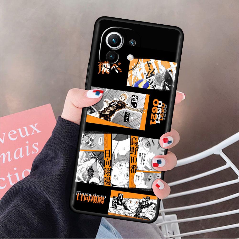 Haikyu!! Anime Funda Case For Xiaomi Mi 11 Lite 5G NE 11T Pro 10T 9T Note 10 12 12X 12S Ultra Soft Silicone Shell Phone Cover
