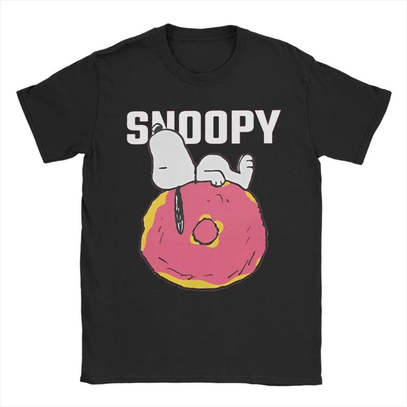 Unisexs Womens Cartoon Snoopy Peanuts TShirt Cotton Printed TShirt Top Casual Fashion Unisex Womens Y2K Harajuku TShirt