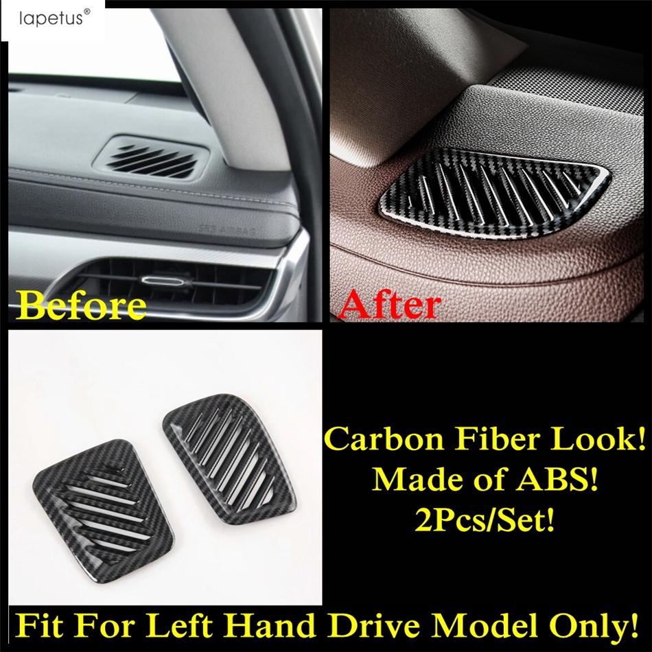 Carbon Fiber Window Lift / Gear Shift Panel / Water Cup / Air AC Cover Trim Accessories For Toyota Highlander / Kluger -2025