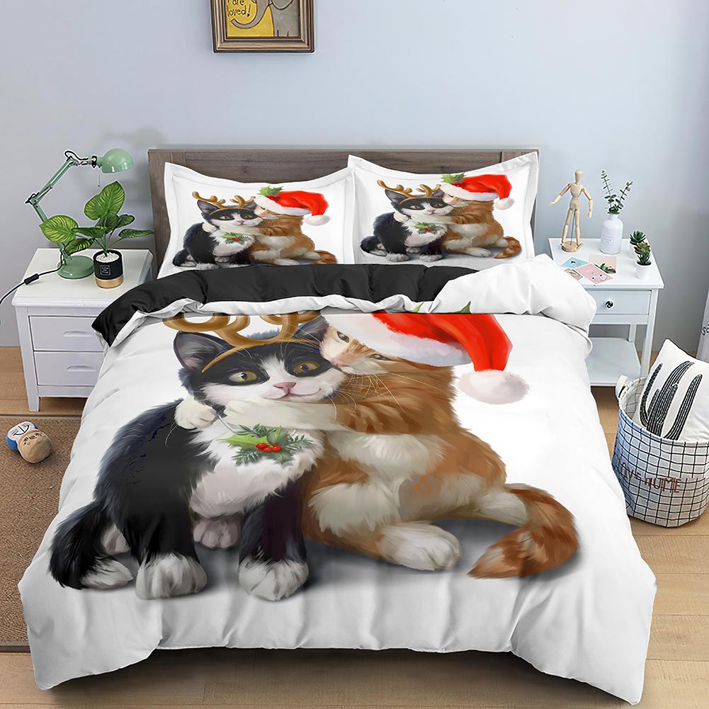 Love Duvet Cover Set Heart Shaped Pattern Romantic Theme Comforter Cover with Pillowcases for Girls Women King Queen Full Size