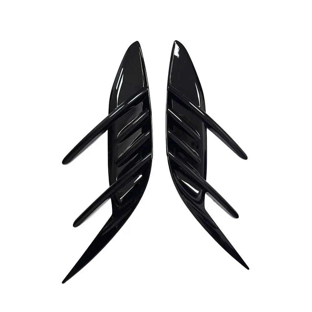 For KIA Stinger 2018      Car Rear Bumper Spoiler Fender Side Vent Cover Canard Splitter Trim Accessories