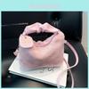 Luxurious Plush Handheld Square Bag For Women In Stylish Black White And Pink Shades