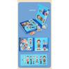 Wooden Jigsaw Magnetic Blocks Puzzle Book Board with Cards Face Change Clothing Change Marine Life Kids 3D Puzzle Toys Gifts