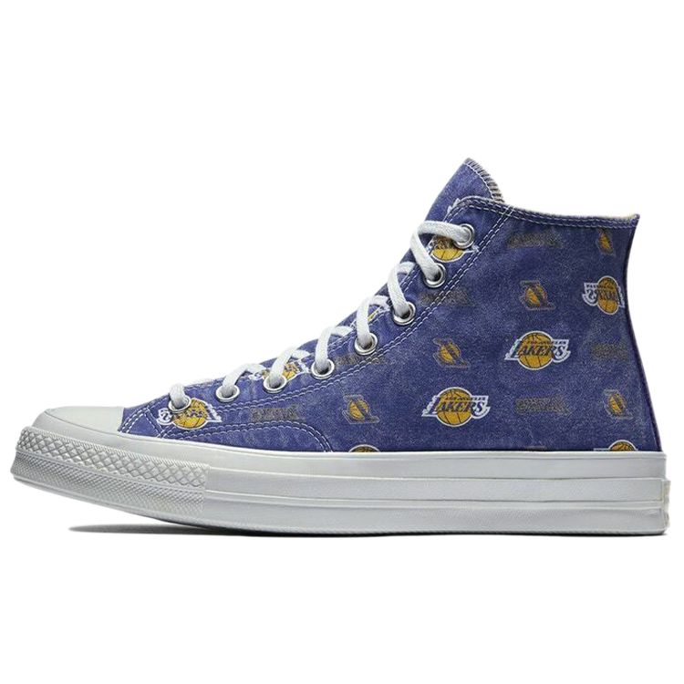 

Мужские кроссовки Converse NBA x Chuck Taylor All Star 70 High Los Angeles Lakers Purple Field-Purple Amarillo 161160C