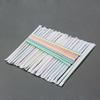 ZISIZ Individually Wrapped Disposable Plastic Straws