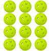 12 Packs 26 Holes Indoor Pickleball Balls for Indoor Court