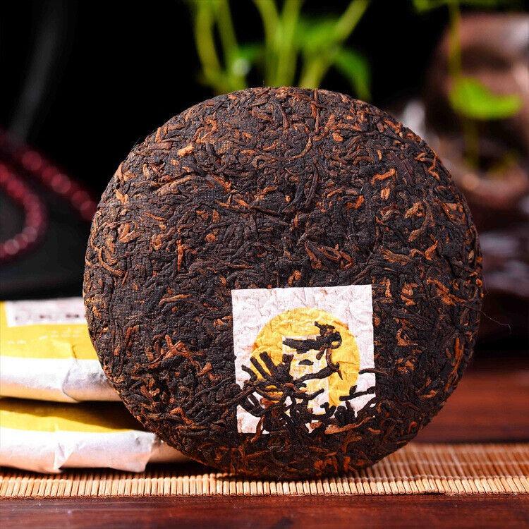 100g Menghai Palace Small Tribute Qizi Cake Ripe Pu'er Tea Leaves Healthy Drink